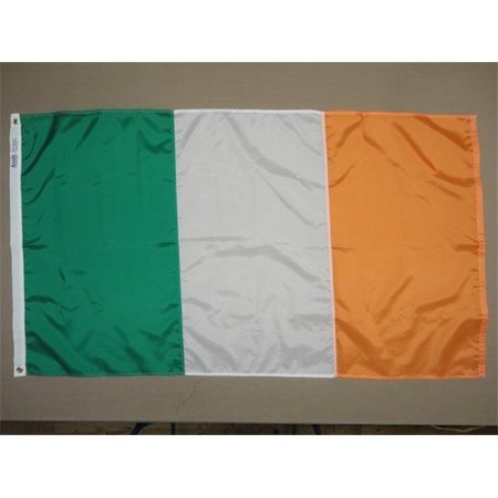 ANNIN FLAGMAKERS Annin Flagmakers 193932 5 ft. X 8 ft. Nyl-Glo Ireland Flag 193932